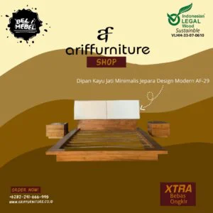 Dipan Kayu Jati Minimalis Jepara Design Modern AF-29