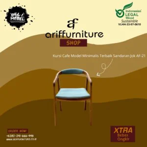 Kursi Cafe Model Minimalis Terbaik Sandaran Jok AF-21