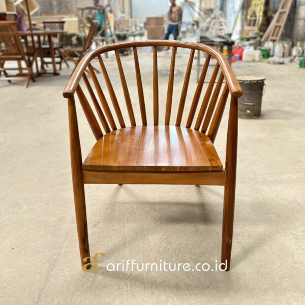 Kursi Makan Cafe Premium Kayu Jati Termurah AF-25 - Gambar 2