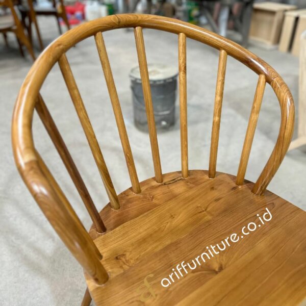 Kursi Makan Cafe Resto Minimalis Jati Klasik AF-24 - Gambar 6