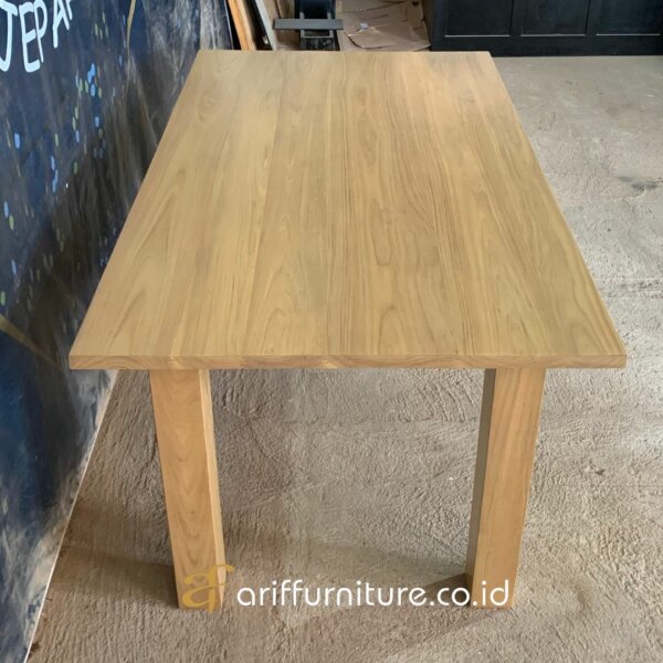 Meja Makan Kayu Jati Minimalis Jepara - Gambar 3