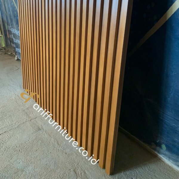 Wall Panel Dinding Kayu Jati Minimalis AF-35 - Gambar 4