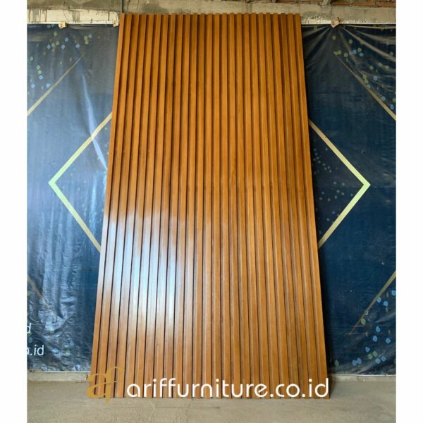 Wall Panel Dinding Kayu Jati Minimalis AF-35 - Gambar 2