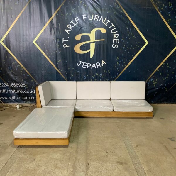 Sofa Living Room Modern Sudut Custom Design - Gambar 6