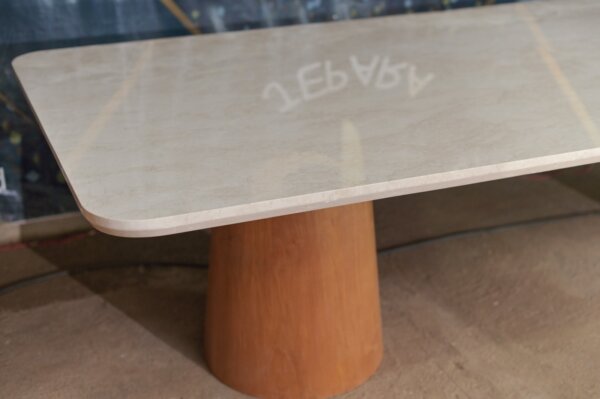 Dinning Table Modern Minimalis Top Marble - Gambar 8