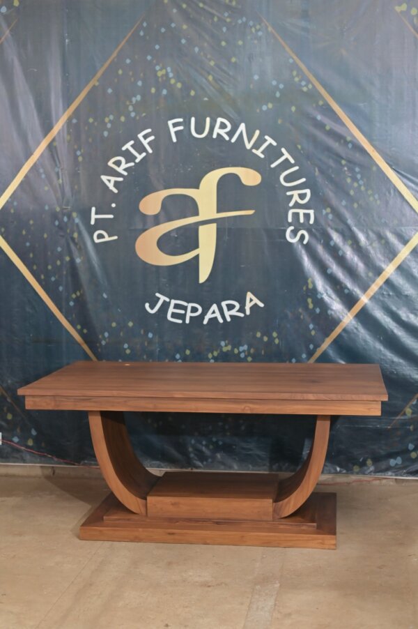Meja Makan Kayu Jati Minimalis Jepara - Gambar 2