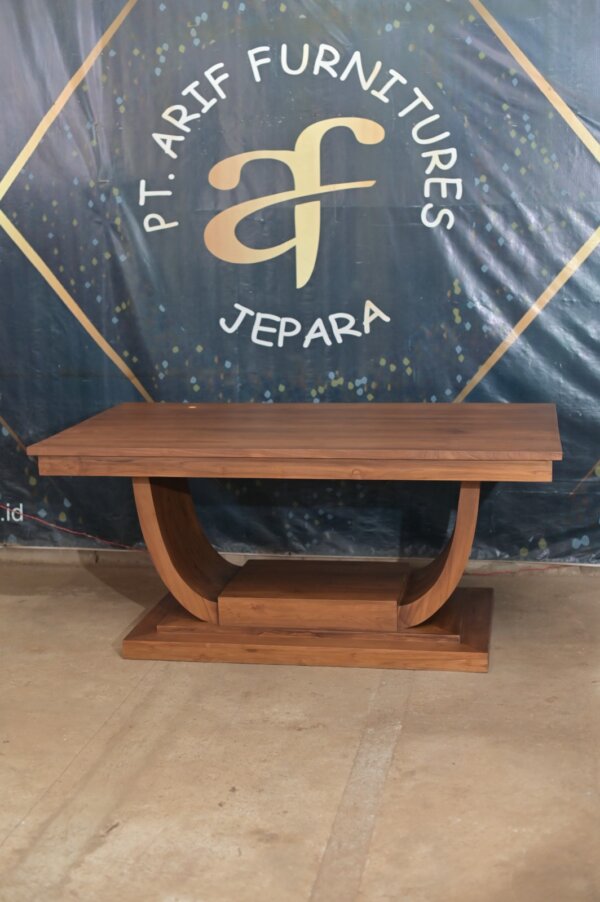 Meja Makan Kayu Jati Minimalis Jepara - Gambar 3