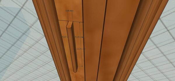 Lemari Hias Minimalis Hongsui Kayu Jati Custom - Gambar 11