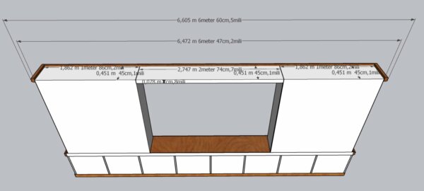 Lemari Hias Minimalis Hongsui Kayu Jati Custom - Gambar 18