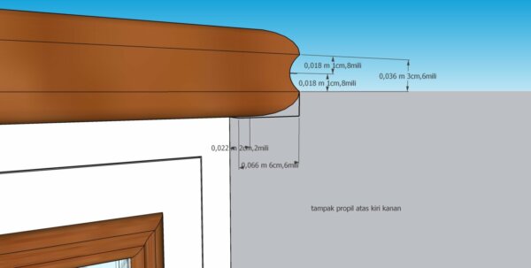 Lemari Hias Minimalis Hongsui Kayu Jati Custom - Gambar 22