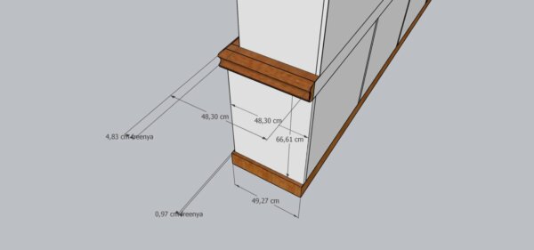Lemari Hias Minimalis Hongsui Kayu Jati Custom - Gambar 23