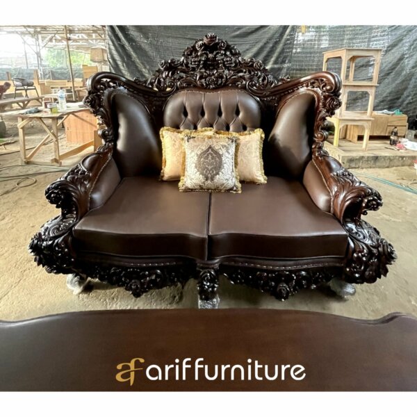 Kursi Sofa Ruang Tamu Mewah Ukiran Jepara - Gambar 11