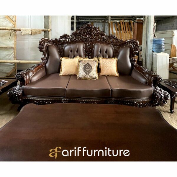 Kursi Sofa Ruang Tamu Mewah Ukiran Jepara - Gambar 6