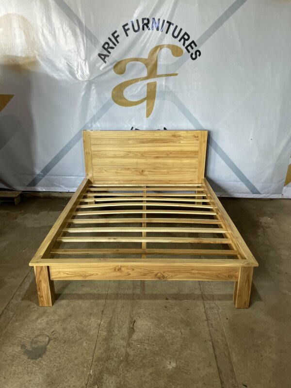Tempat Tidur Minimalis Modern Kayu Jati - Gambar 2