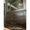 Lemari Hias Kaca 3 Pintu Rak Buku Pajangan - Gambar 7