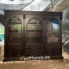 Lemari Hias Kaca 3 Pintu Rak Buku Pajangan - Gambar 3