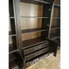 Lemari Hias Kaca 3 Pintu Rak Buku Pajangan - Gambar 12
