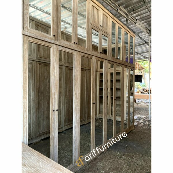 Lemari Pakaian Ukuran Besar Full Plafon Minimalis - Gambar 5