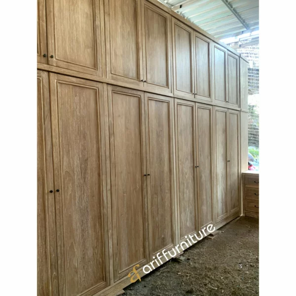 Lemari Pakaian Ukuran Besar Full Plafon Minimalis - Gambar 4