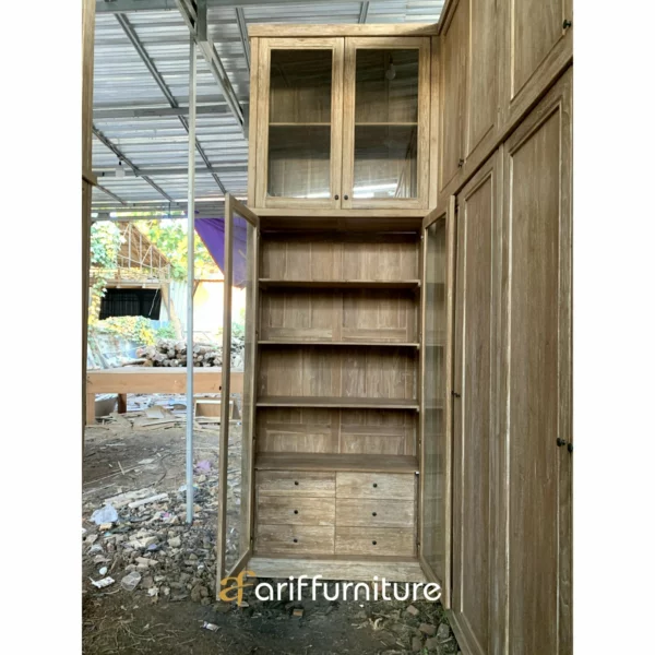 Lemari Pakaian Ukuran Besar Full Plafon Minimalis - Gambar 6