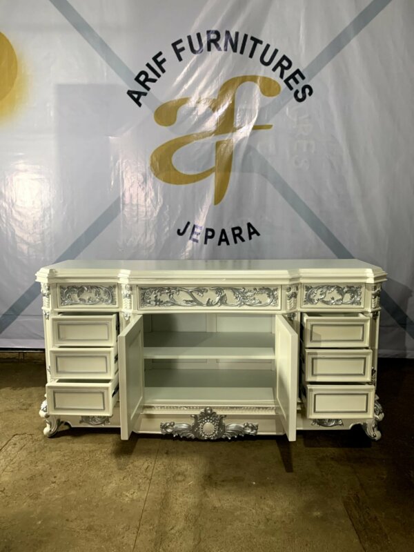 Meja Konsul Buffet Hias Mewah Terbaru - Gambar 7