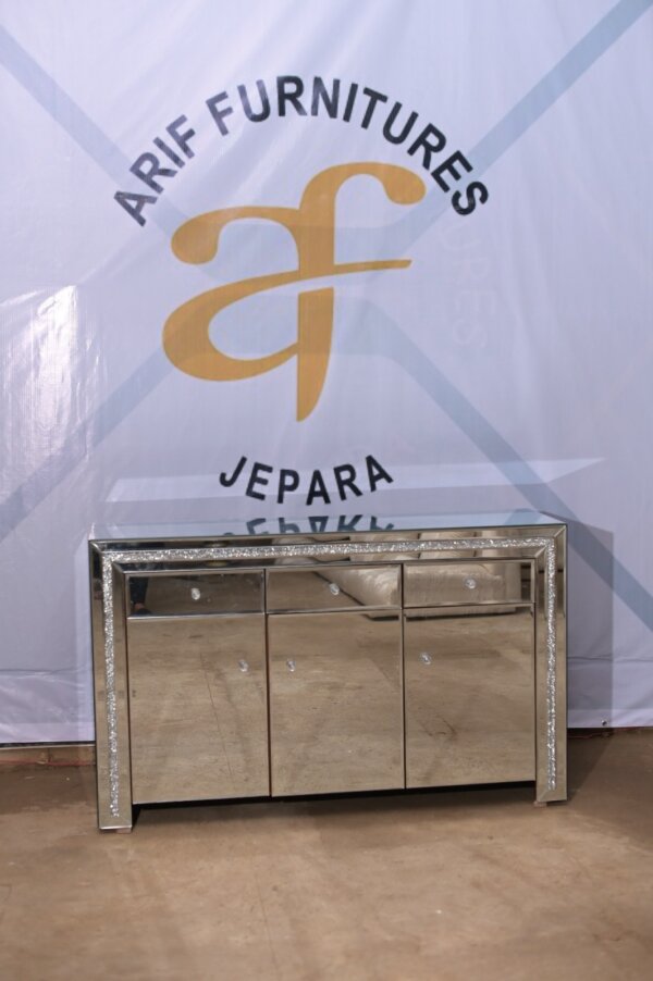 Meja Hias Kaca Mirror Table Minimalis - Gambar 3