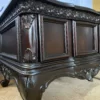 Meja Tamu Kayu Jati Ukiran Klasik Elegant - Gambar 4
