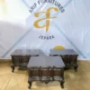 Meja Tamu Kayu Jati Ukiran Klasik Elegant - Gambar 2