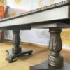 Set Meja Makan 8 Kursi Mewah Kayu Jati - Gambar 8