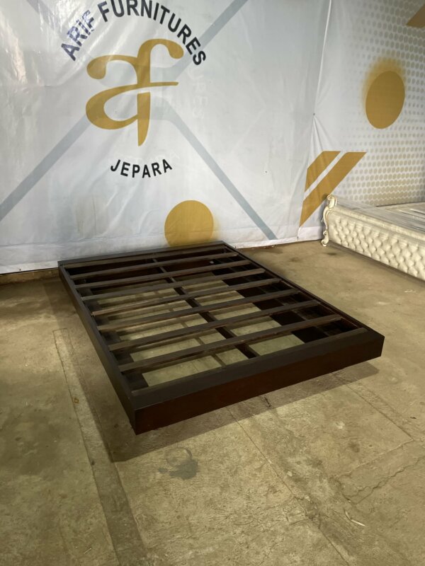 Tempat Tidur Minimalis Jepang Kayu Jati Lesehan - Gambar 7