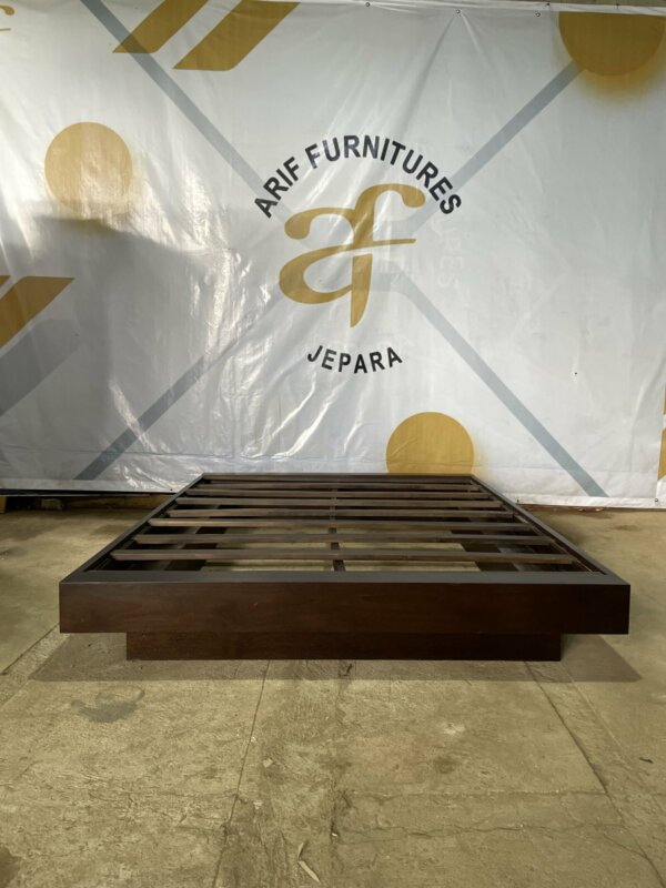 Tempat Tidur Minimalis Jepang Kayu Jati Lesehan - Gambar 5