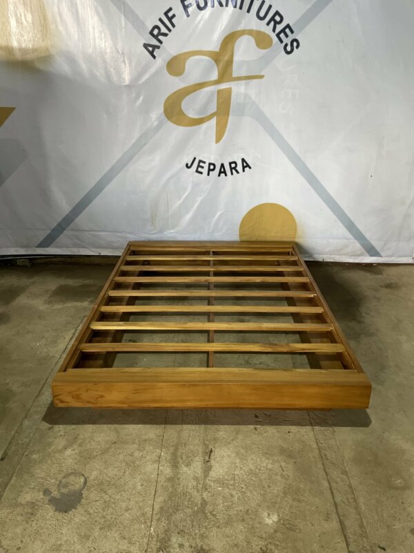 Tempat Tidur Minimalis Jepang Kayu Jati Lesehan - Gambar 6