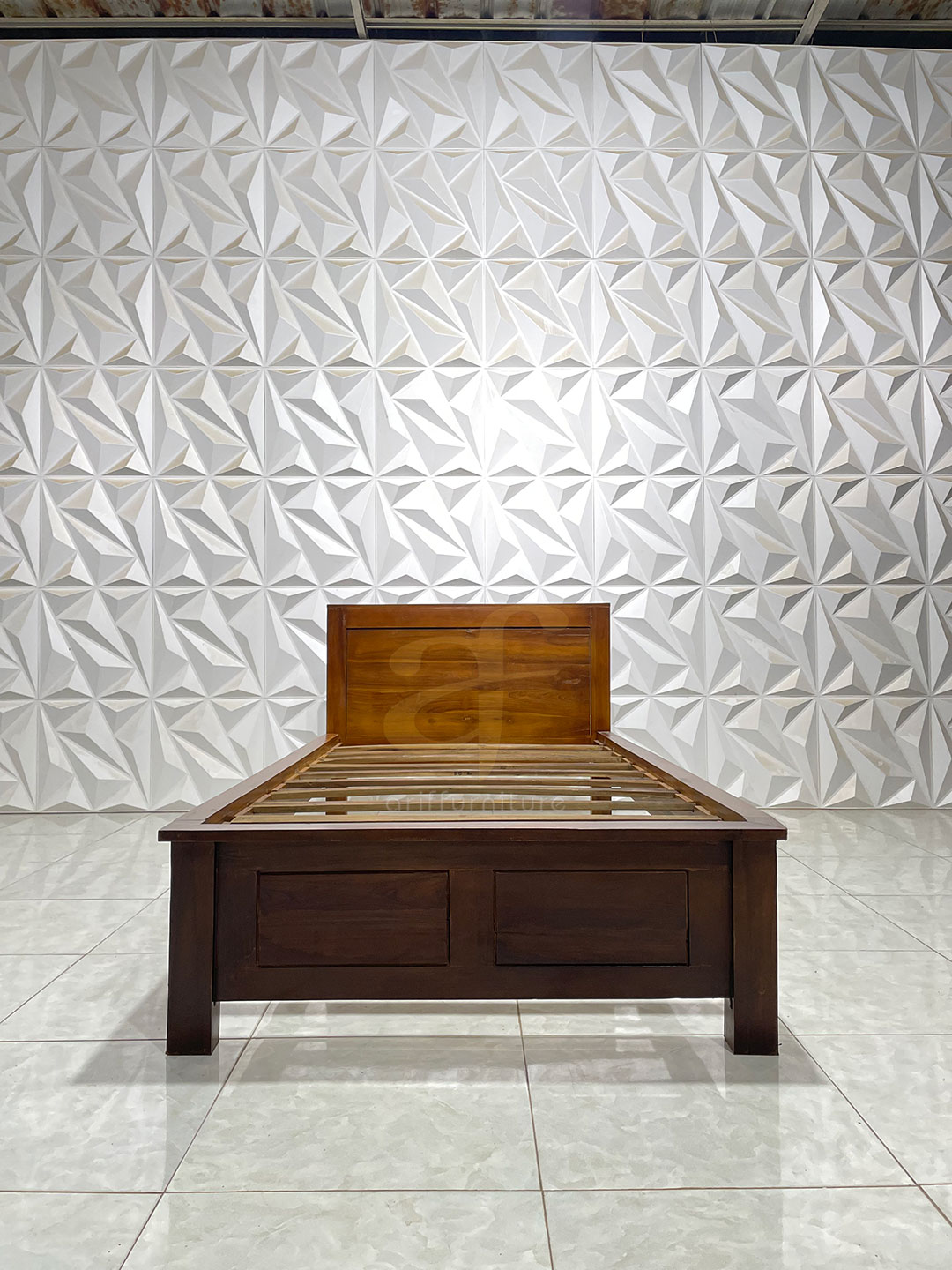 Dipan Kayu Jati Solid Minimalis Terbaru - Gambar 2