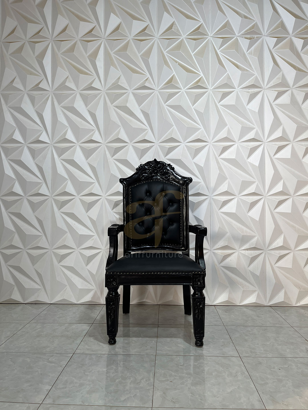 Kursi Kayu Jati Solid Klasik Mewah Ukiran Jepara