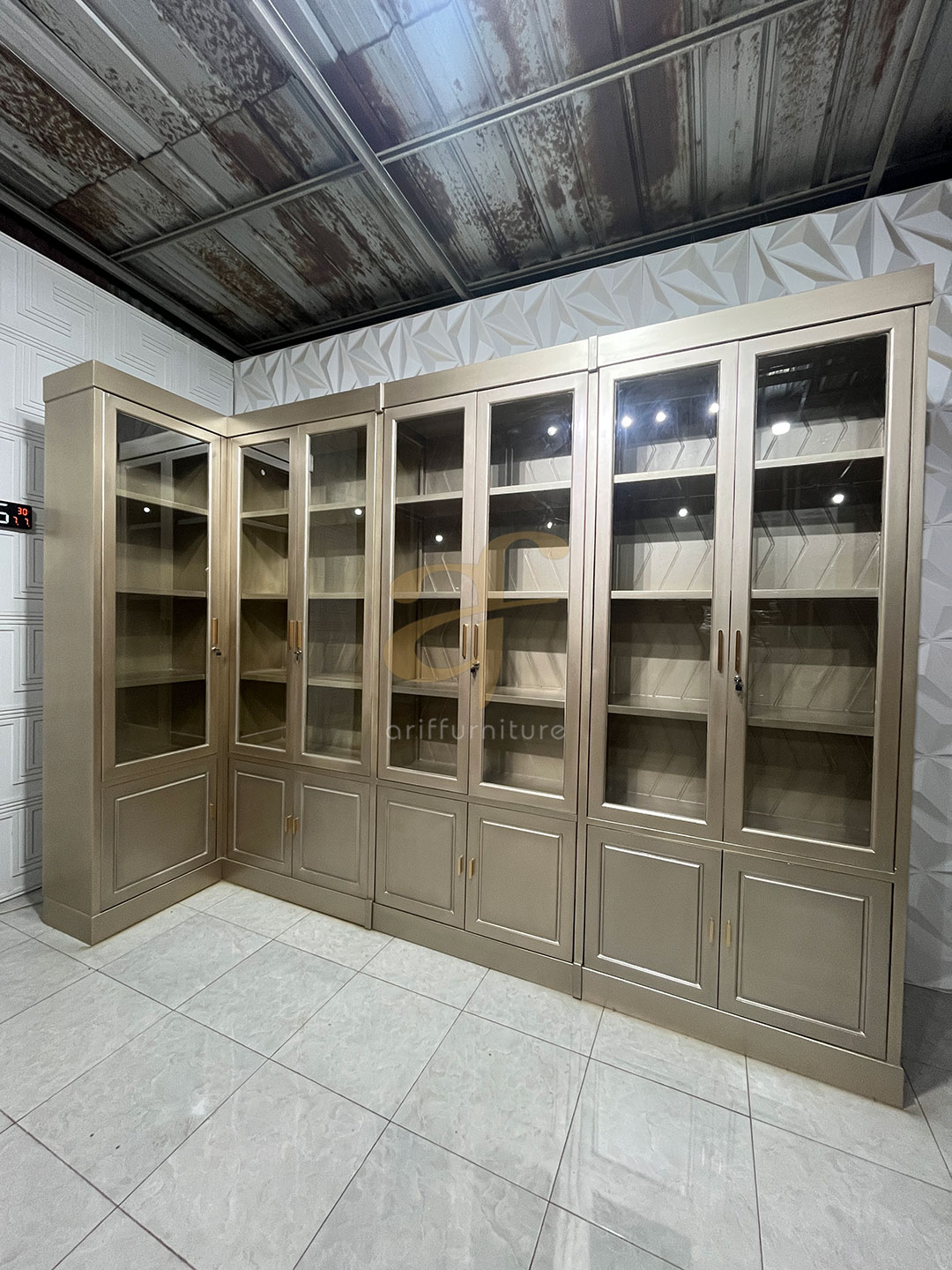 Lemari Organizer Tas Minimalis Mewah Model Terbaru