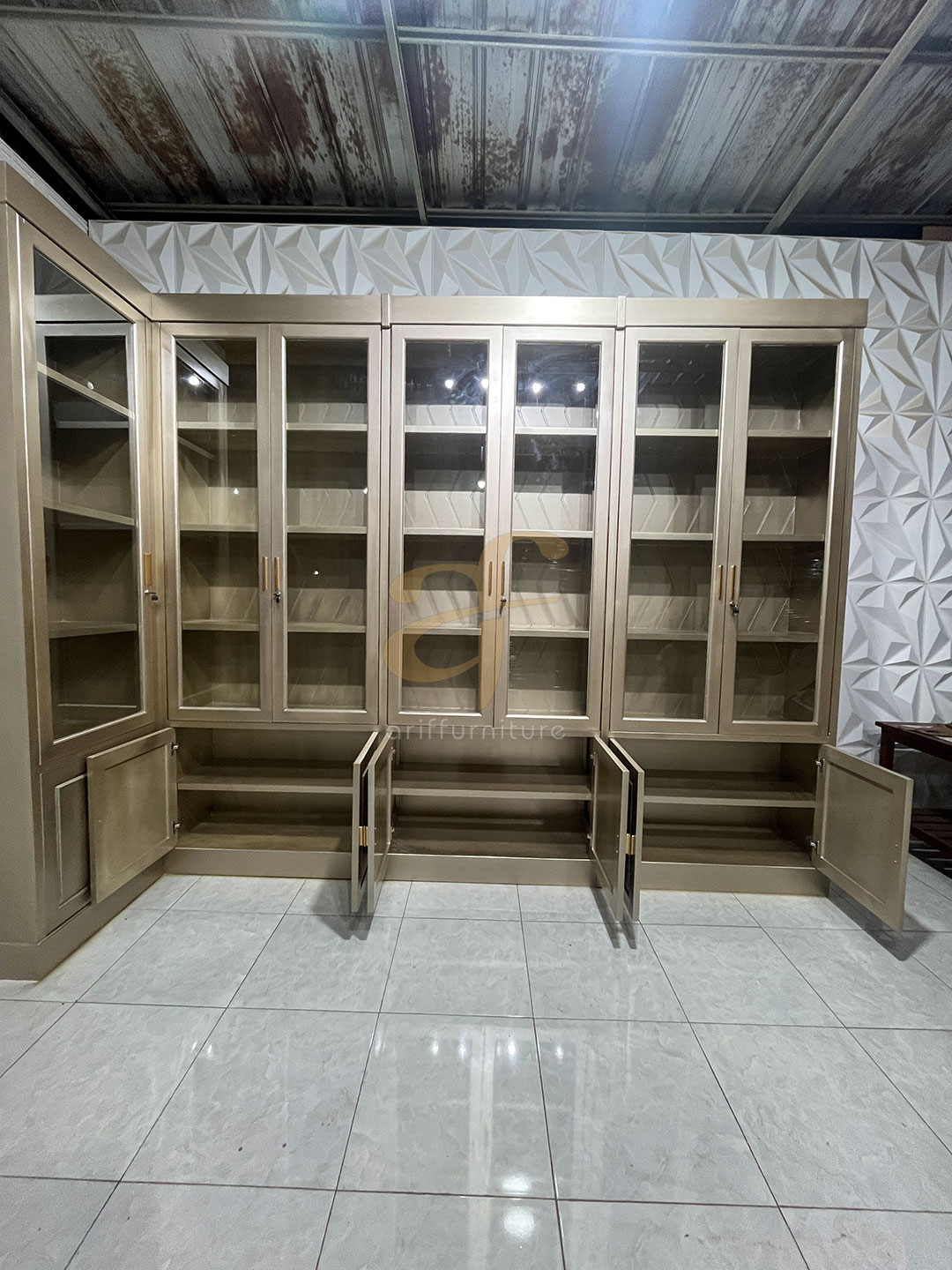 Lemari Organizer Tas Minimalis Mewah Model Terbaru - Gambar 2