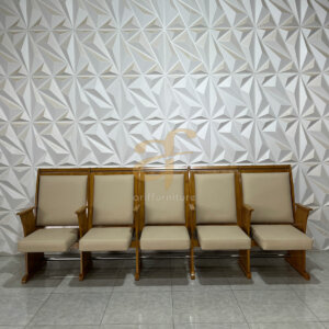 Bangku Gereja Kayu Jati Solid Klasik Minimalis