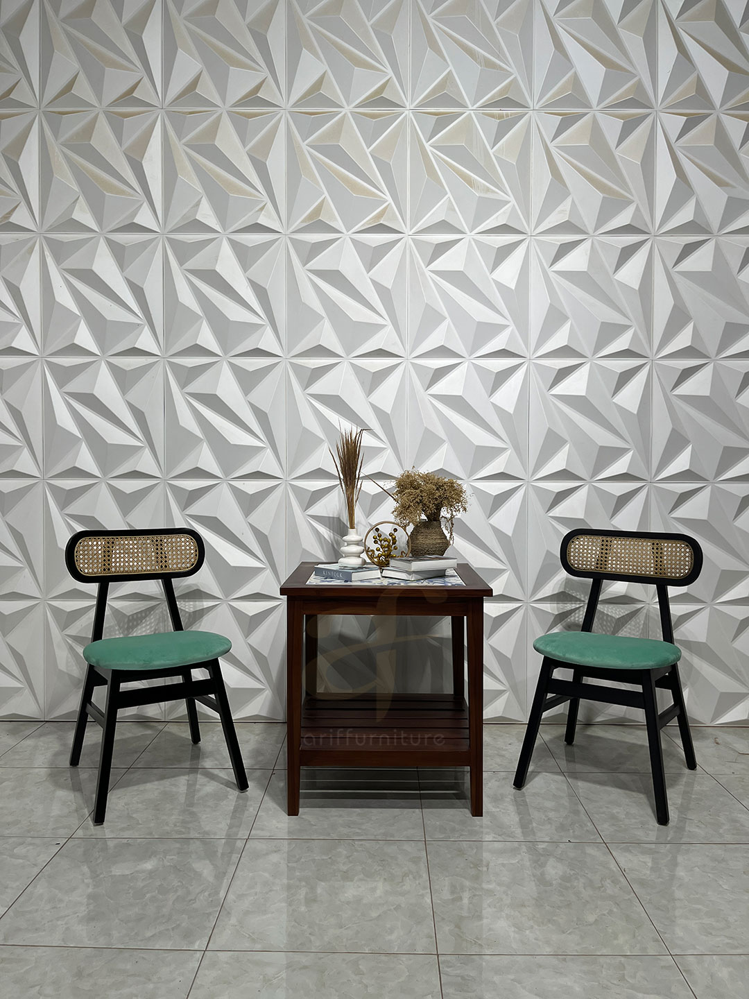 Kursi Teras Cafe Kayu Jati Minimalis