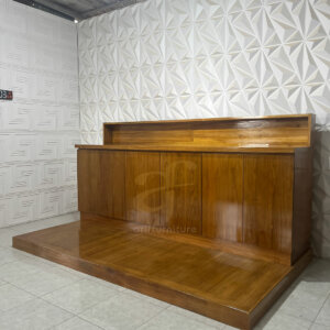 Meja Altar Kayu Jati Minimalis Custom Furniture Gereja