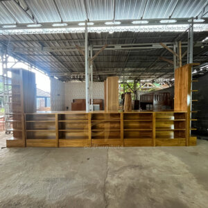 Rak Buku Kayu Jati Minimalis Custom Furniture