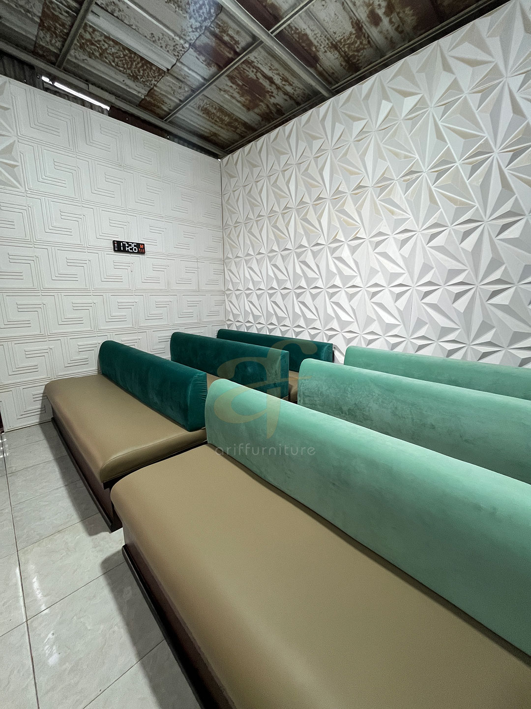 Sofa Cafe Kayu Jati Minimalis - Gambar 4