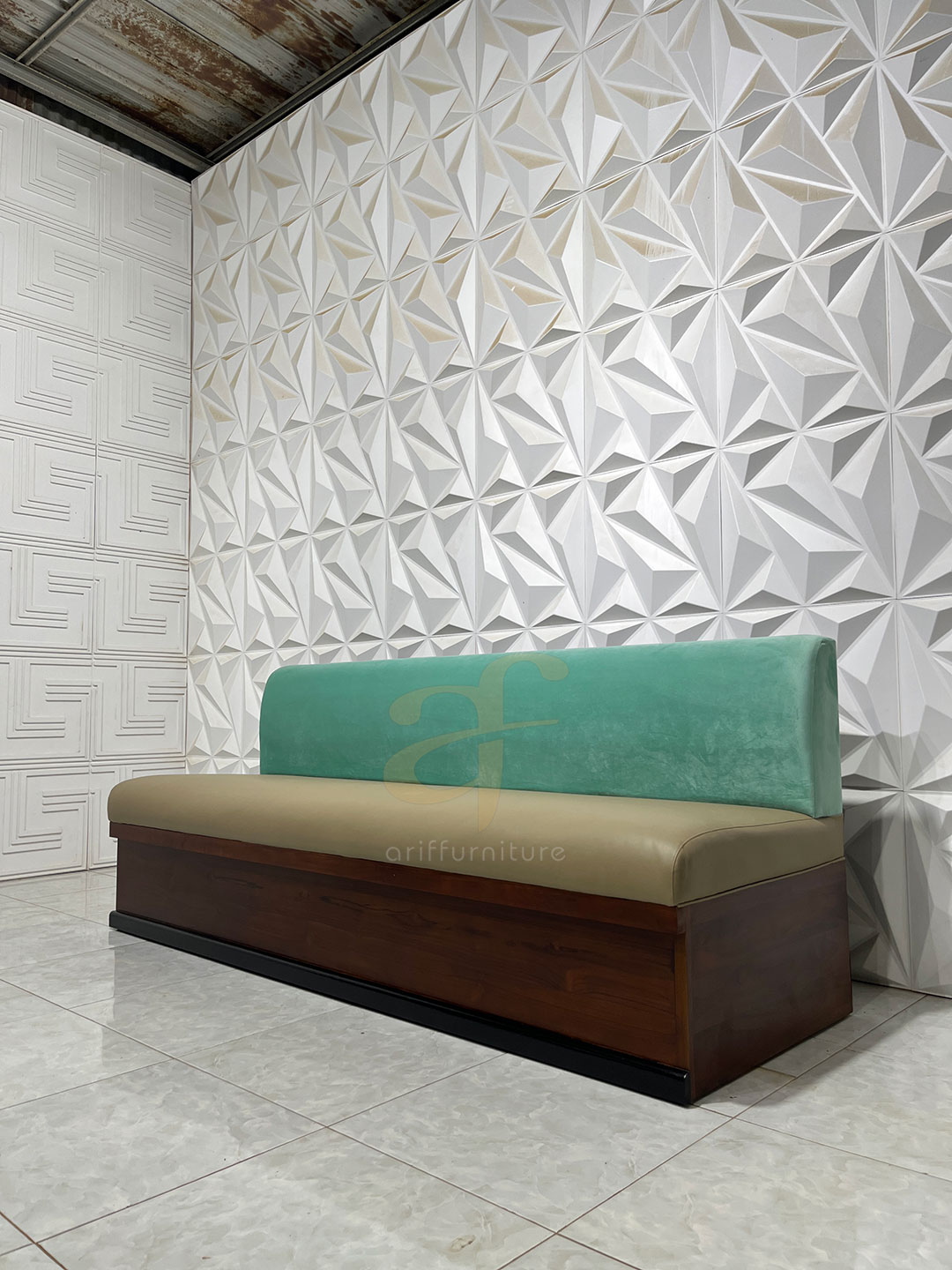 Sofa Cafe Kayu Jati Minimalis - Gambar 5