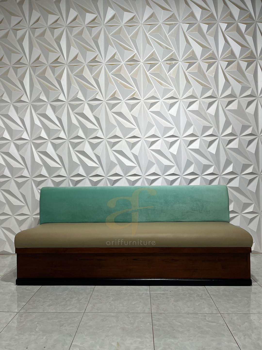 Sofa Cafe Kayu Jati Minimalis - Gambar 2