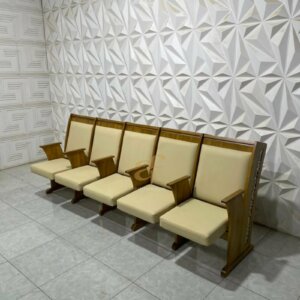 Bangku Gereja Kayu Jati Model Custom Minimalis Elegan