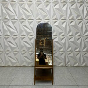 Cermin Kayu Jati Solid Minimalis Cermin Standing Full Body