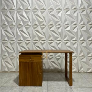 Meja Kerja Kantor Kayu Jati Modern Minimalis