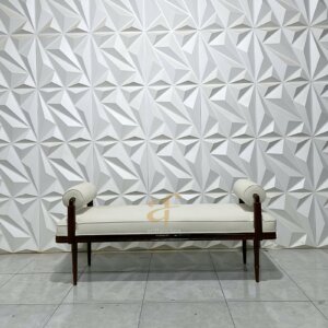 Bangku Kayu Luar Ruangan Desain Custom Modern