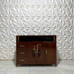 Buffet Kabinet Lemari Laci Penyimpanan Kayu Jati Vintage