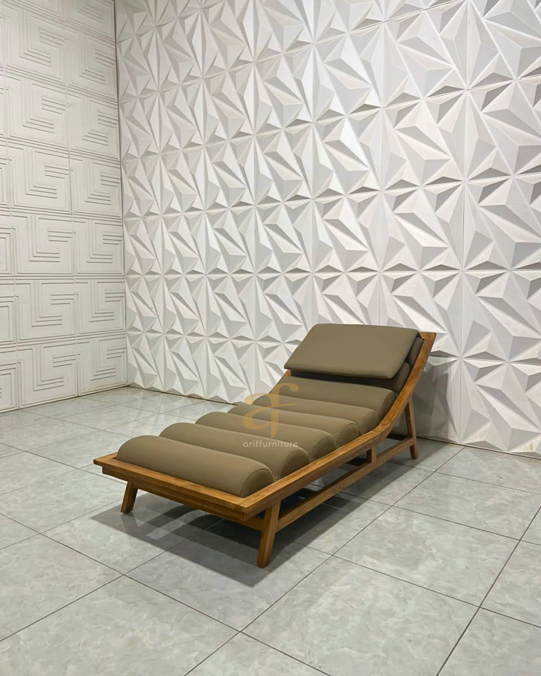 Furniture Outdoor Kursi Berjemur Dengan Bantalan - Gambar 4