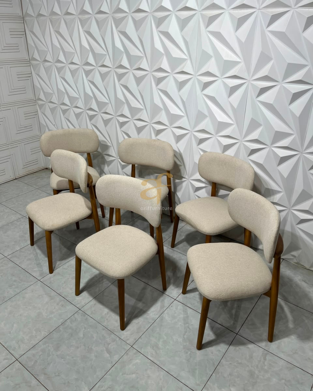 Kursi Makan Kayu Jati Sofa Jok Eksklusif Minimalis - Gambar 5